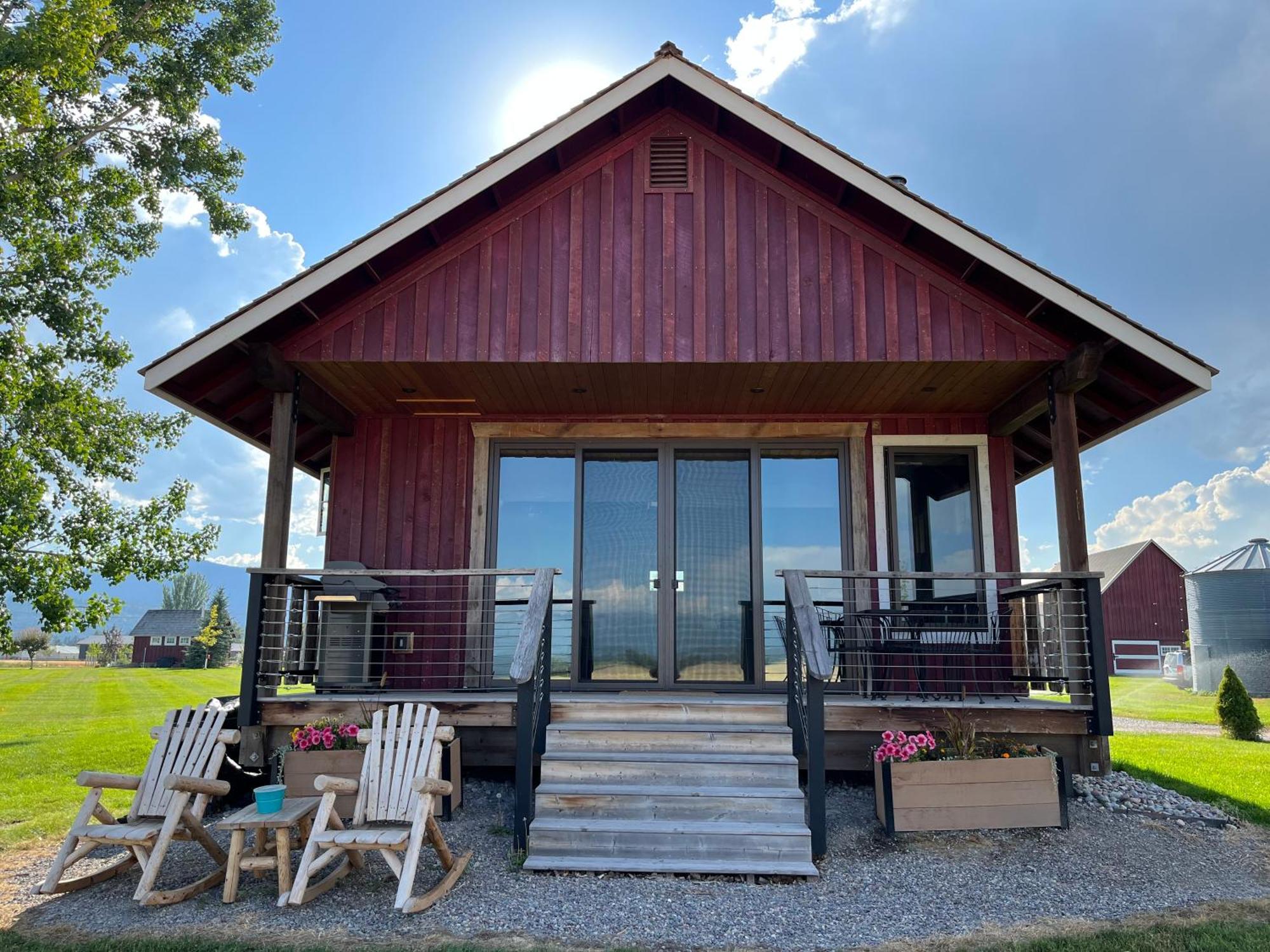 New Cabin With Spectacular Views Of Flathead Lake. Somers Dış mekan fotoğraf